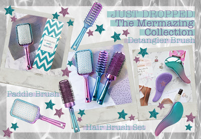 Make waves with the NEW Mermazing Hair Brush Collection 💜