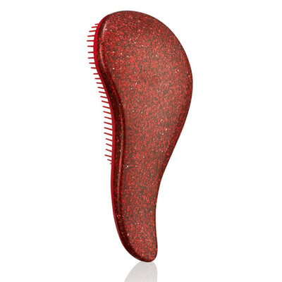 Detangling Brush - Red Glitter