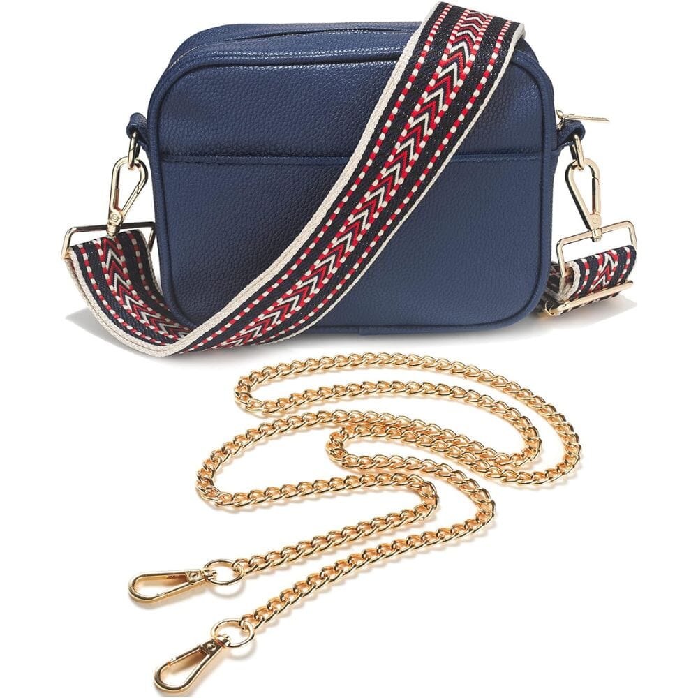 Messenger Bag Vegan Leather Bag With Interchangeable Straps