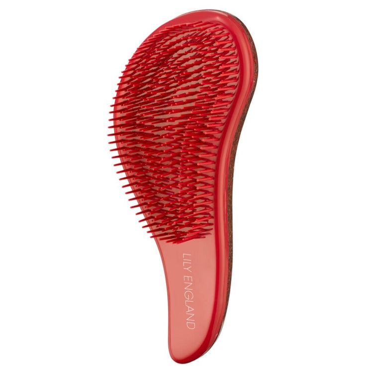 Detangling Brush - Red Glitter