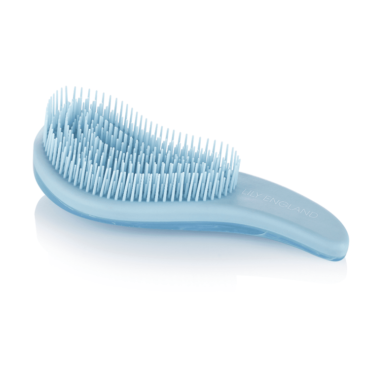 Detangling Brush and Comb Set - Blue Glitter