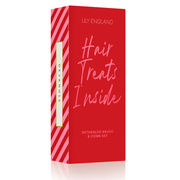 Detangling Brush & Comb Gift Set - Red Glitter