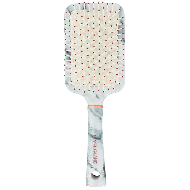 Perfectly Imperfect Paddle Hair Brush - Marble & Rose Gold