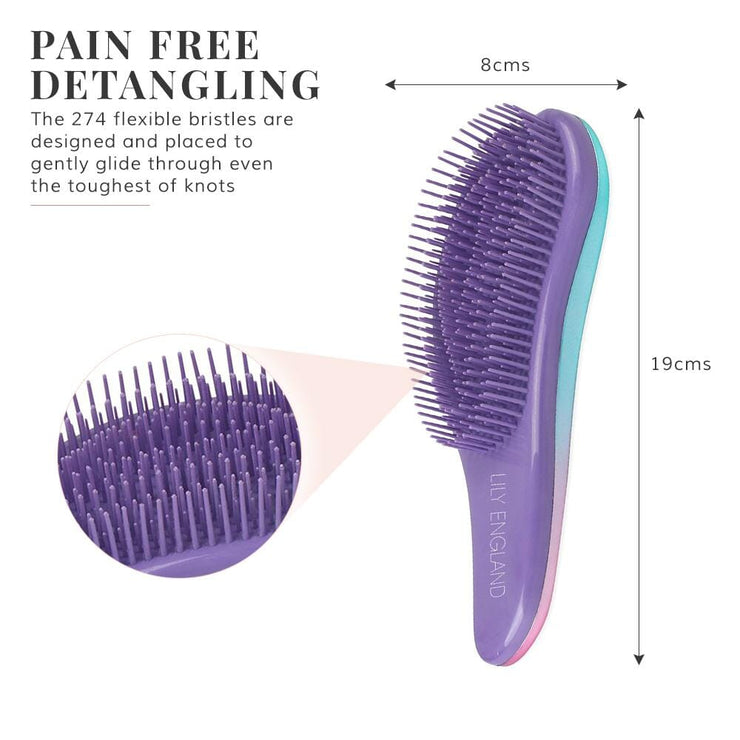 Perfectly Imperfect Detangling Hair Brush - Mermaid