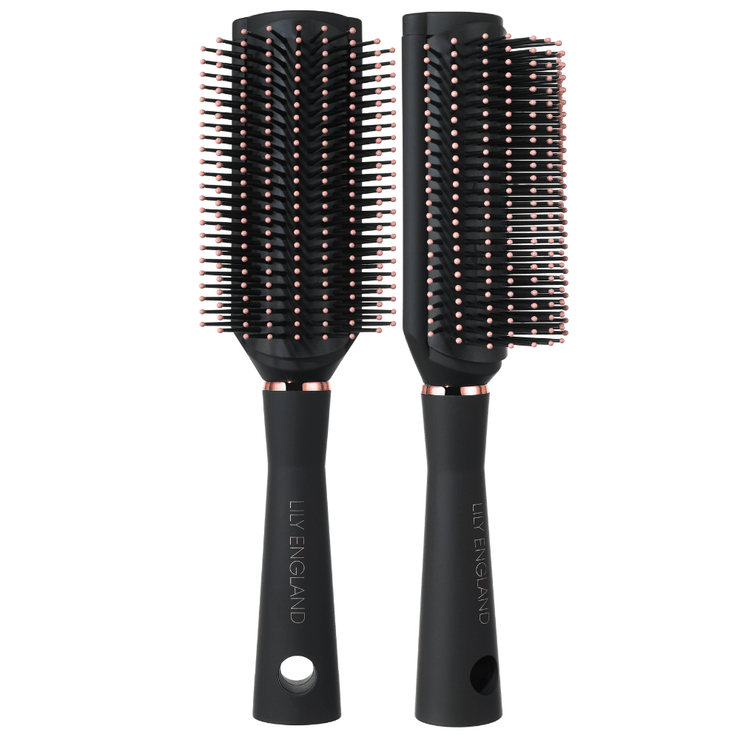 Curly Hair Brush Set - Black