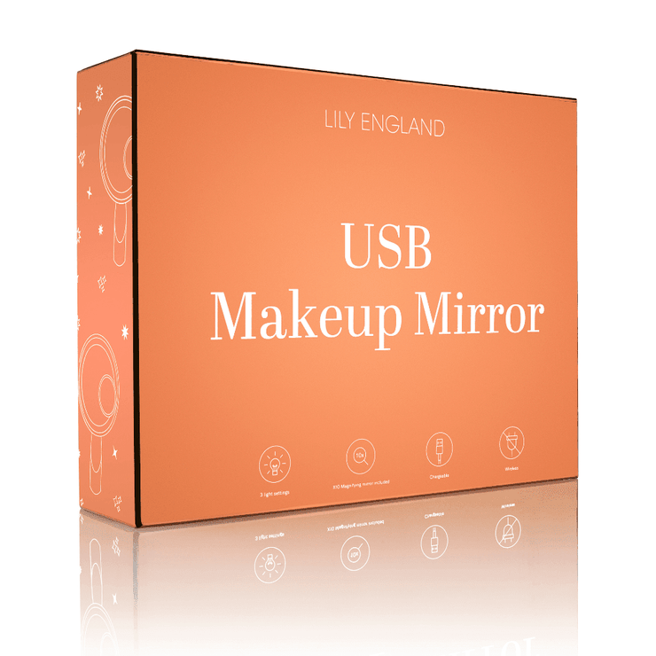 Perfectly Imperfect USB Makeup Mirror with Lights