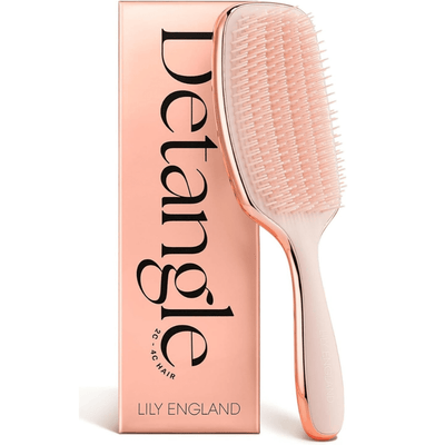 Curly Hair Brush for Detangling - Rose Gold