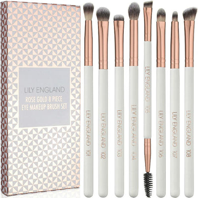 The Eye Makeup Brush Set - Rose Gold