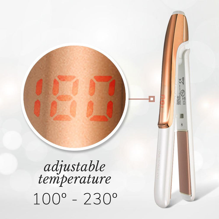 Perfectly Imperfect Deluxe Hair Straighteners - Rose Gold