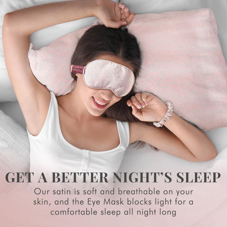 Satin Sleep Set - Leopard Print