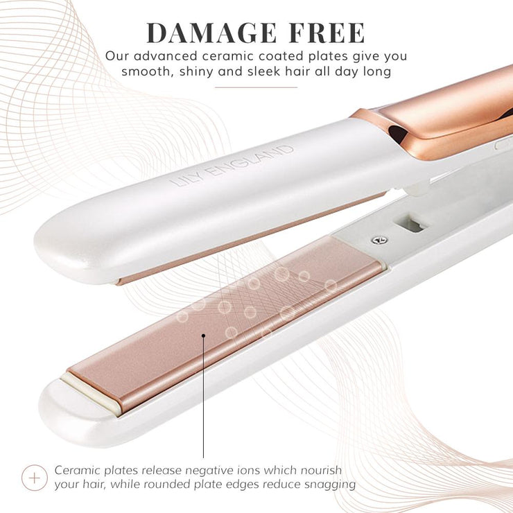 Perfectly Imperfect Deluxe Hair Straighteners - Rose Gold