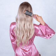 Imperfect Round Barrel Brush Gel Handle - Rose Gold