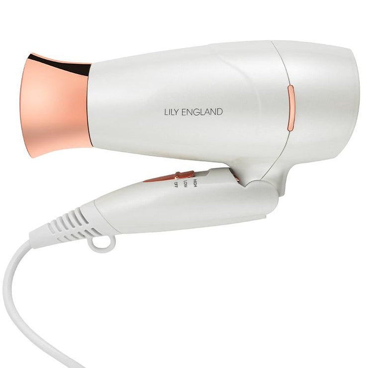 Deluxe Travel Hair Dryer - Rose Gold