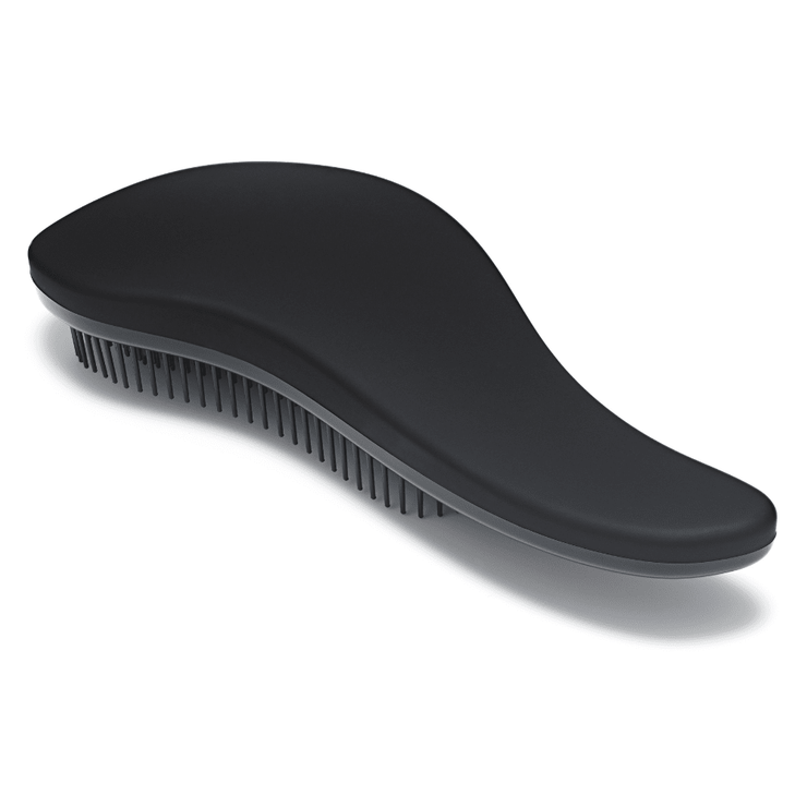 Detangling Hair Brush and Comb Set - Matte Black