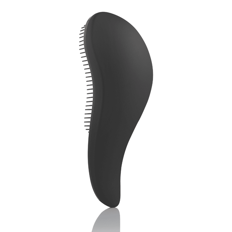 Detangling Hair Brush and Comb Set - Matte Black