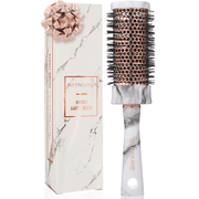 Perfectly Imperfect Round Barrel Brush - Marble & Rose Gold