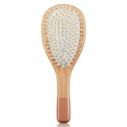 Wooden Paddle Brush - Rose Gold