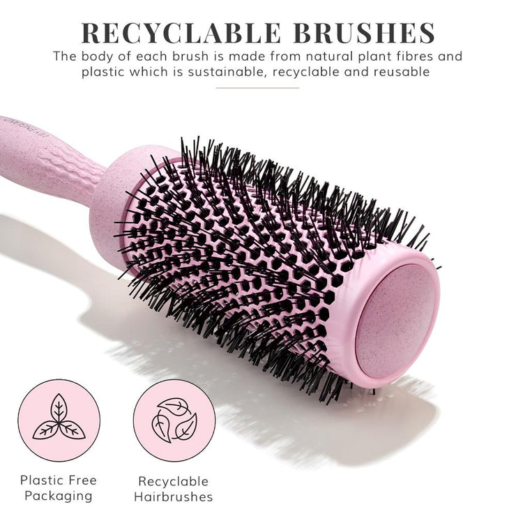 Kind Round Brush Set - Pink, Sustainable Gift