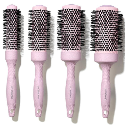 Perfectly Imperfect Eco Kind Round Barrel Brush Set - Pink