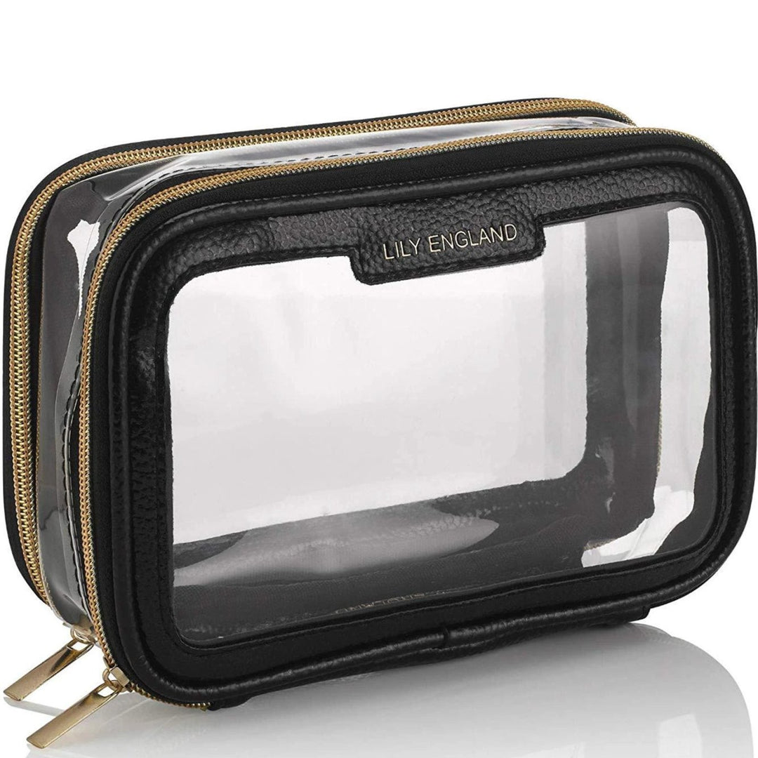 Clear makeup travel case discount