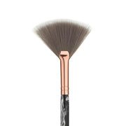 Marble Fan Brush - F30 - Rose Gold