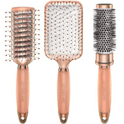 Luxury Hair Brush Set - Rose Gold