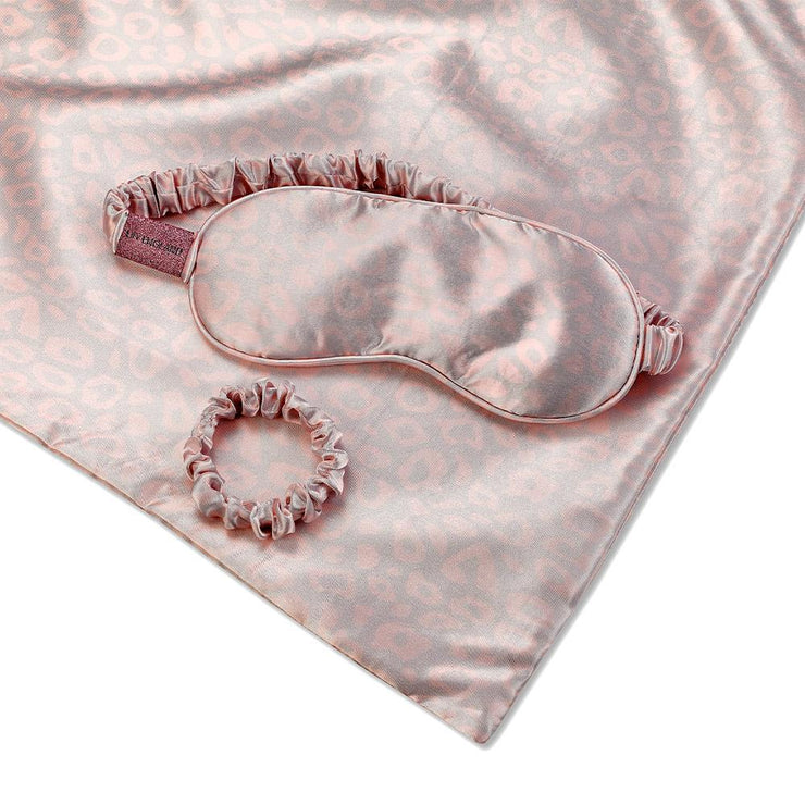 Satin Sleep Set - Leopard Print